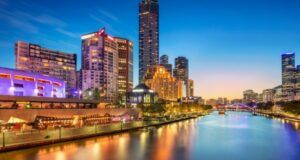 Melbourne by night